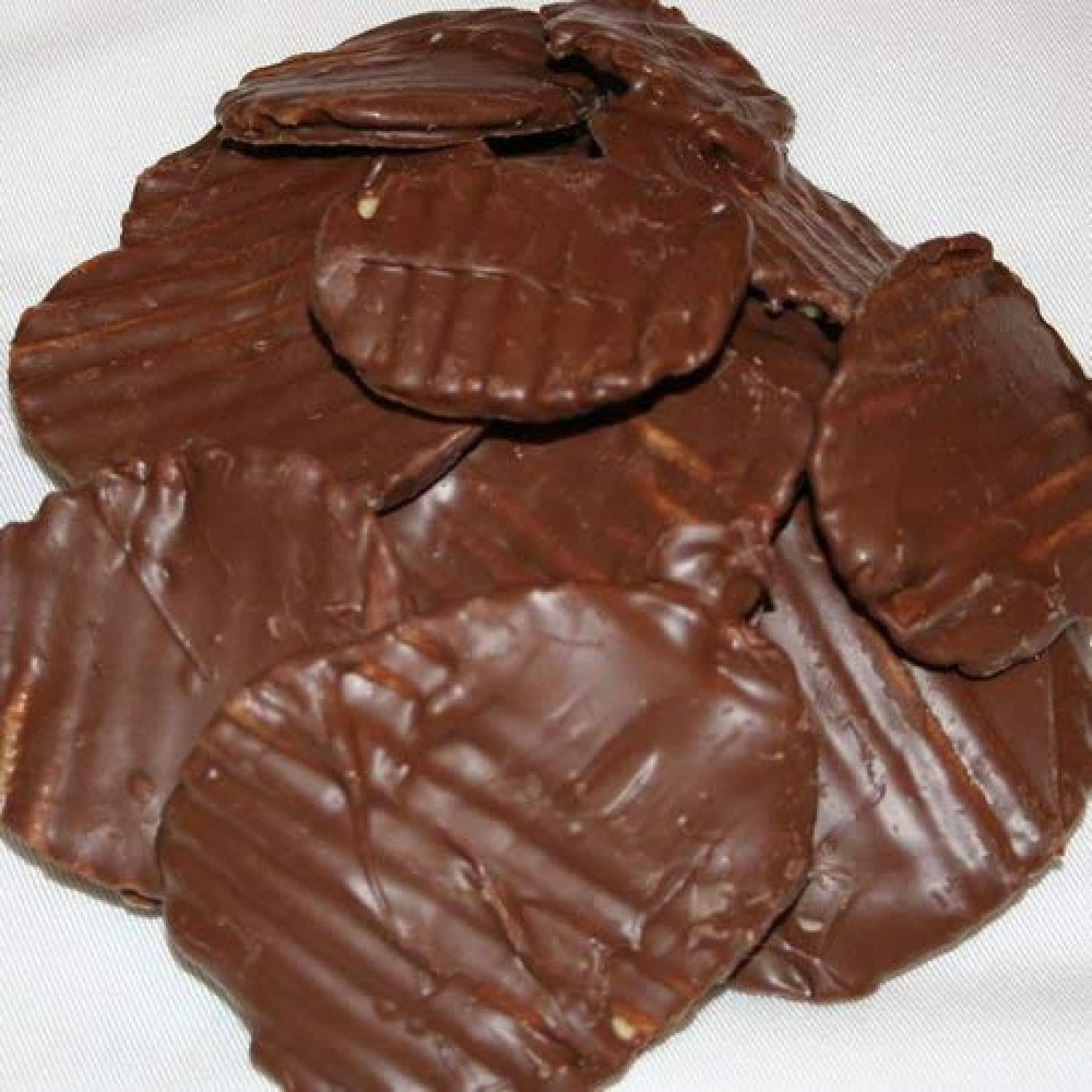 Chocolate Covered Potato Chips (No Guarantee) (Milk Chocolate, One