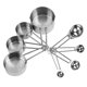 thumbnail image 1 of 8 Pcs Stainless Steel Measuring Cups and Spoons Set, Kitchen Utensil for Sugar, Coffee, Milk, Baking, 1 of 4