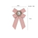 thumbnail image 4 of Pre-atado pajarita cinta broches cuello camisa corbata cuello corbata broche Pin boda fiesta pajarita para mujer chica Sincero Hogar, 4 of 5
