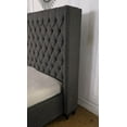 thumbnail image 2 of Venetian King Platform Bed, Grey, 2 of 3