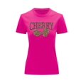 thumbnail image 2 of Playera Blusa Cherry Cerezas Animal Print Color Fucsia Talla Grande Marca Emil SaEs, 2 of 4