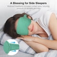 thumbnail image 4 of Mascarilla para dormir Gritin 100% Blackout para mujeres y hombres, color cian, 4 of 7