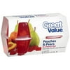 Great Value Peaches&pears Cherry Gel 4pk