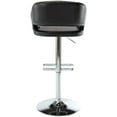 thumbnail image 6 of Modern Swivel Bar Stools, Adjustable PU Leather Counter Bar Chairs with Footrest for Kitchen Island Dining Room, 6 of 10