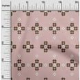 thumbnail image 2 of oneOone Cotton Flex Dusty Pink Fabric Geometric Fair Isle Pattern Sewing Craft Projects Fabric Prints By Yard 40 Inch Wide, 2 of 4