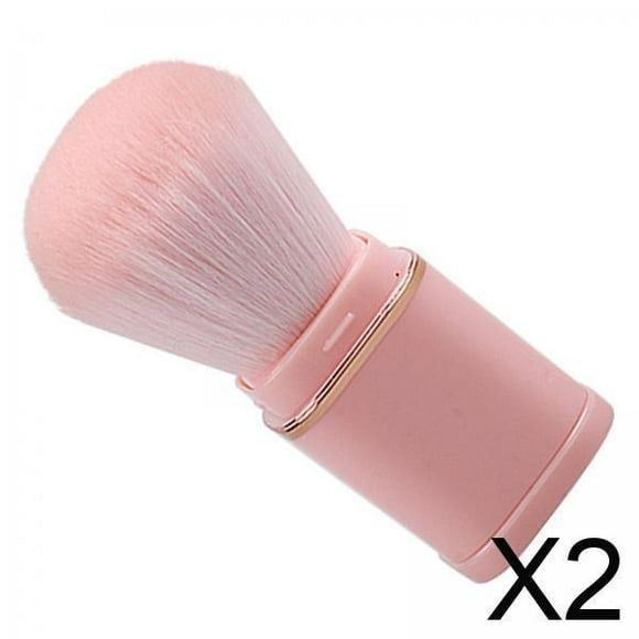 brochas de maquillaje,brochas de maquillaje retráctiles portátiles con cubierta,brochas para rubor facial contorno resaltador pequeño,herramienta de maquillaje de viaje brocha de maquillaje