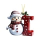 thumbnail image 2 of Adornos navideños personalizados con letras 2025 | Colgante acrílico para decorar el árbol | Adornos navideños personalizables para la decoración del hogar, 2 of 6