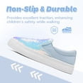 thumbnail image 3 of Kids Canvas Slip On Shoes Sparkle Sequins Canvas Sneakers Sparkly Flat Loafers Casual Walking Shoes Glitter Comfortable Tennis Shoes for Boys Girls, 3 of 6