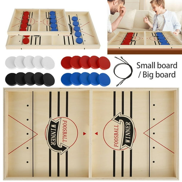 Jeu De Rondelle Rapide En Bois – Jouet De Sport Portable Pour Famille