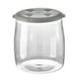 thumbnail image 2 of Clear Toy Storage Bucket Toy Box Chest Portable Dustproof Building Blocks Storage Box Shoe Stool for Kids Room Household Kitchen Indoor Column Gray, 2 of 9