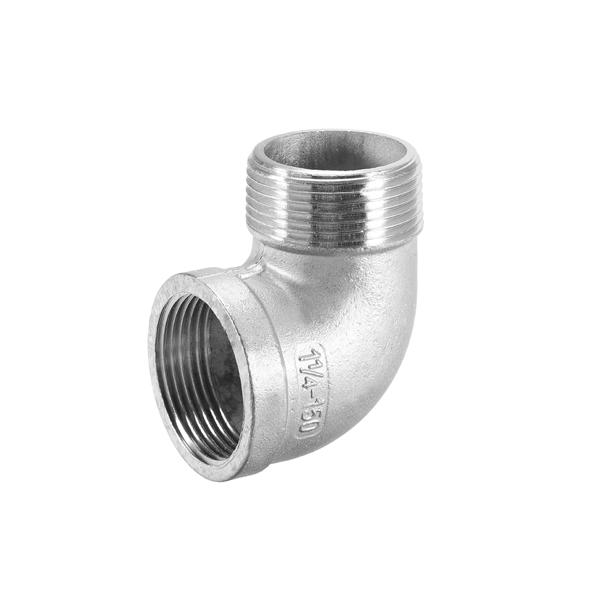 Stainless Steel 201 Cast Pipe Fitting ,90 Degree Elbow 11/4BSPT Female