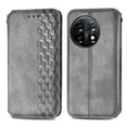 thumbnail image 5 of Allytech Flip Wallet Case for OnePlus 12R, Premium PU Leather Luxury Case with Kickstand & Card Slots, Magnetic Closure Inner Soft TPU Shockproof Protective Case for Women Men - Gray, 5 of 5