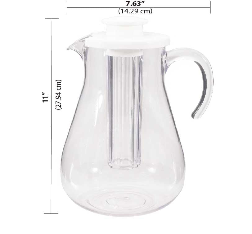 Mainstays Insulated Clear Plastic Pitcher 2 1/2 Quart