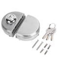 thumbnail image 3 of Door Hardware Parts, Easy To Install Glass Door Lock Stainless Steel Brushed Process  For Living Room For Family Home For Flat Door, 3 of 8