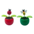 thumbnail image 1 of Juguete decorativo de escritorio de juguete de Bobble de flor de baile solar de 2 piezas para, 1 of 9