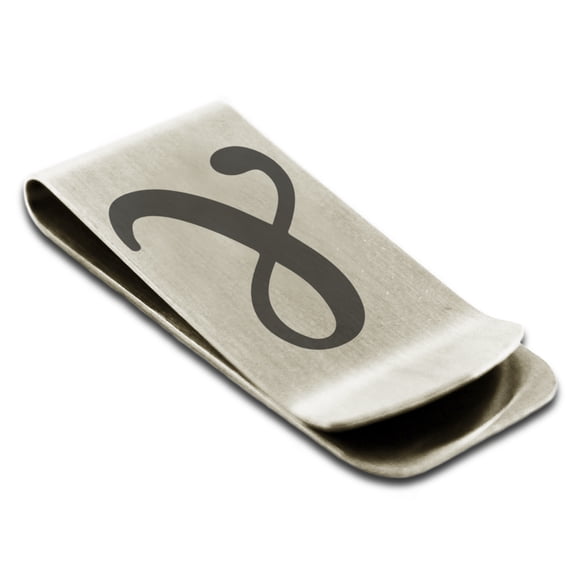 Stainless Steel Euler-Mascheroni Mathematical Engraved Money Clip Credit Card Holder