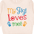 thumbnail image 3 of Inktastic My Gigi Loves Me Grandchild Toddler Sweatshirt, 3 of 4