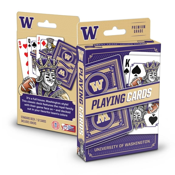 YouTheFan NCAA Washington Huskies Classic Series Playing Cards