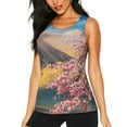 thumbnail image 2 of Haiem Cherry Blossoms Workout Tank Tops for Women, Athletic Sports Slim-Fit Tank Tops, Compression Sleeveless Dry Fit Shirts,Athletic Shirt-X-Large, 2 of 9