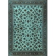 thumbnail image 1 of Ahgly Company Indoor Rectangle Persian Light Blue Traditional Area Rugs, 2' x 4', 1 of 4