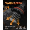 thumbnail image 5 of SEALIGHT Fog Light Powersport, 40,000LM 7 times Brightness 9007 Bulbs or fog, 9007 Light Easy Plug-N-Play Fog Bulbs, Pack of 2, 5 of 8