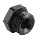 thumbnail image 5 of AN?10 ORB Hex Head Straight Thread Port Plug with NBR O Ring Boss Aluminum Reusable, 5 of 5