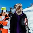 thumbnail image 3 of UPOUART Full Face Cover Furry Mask Ski Mask Acrylon 1Set Windproof for Winter Weather, 3 of 8