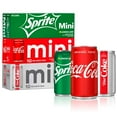 thumbnail image 5 of Coca-Cola Mini Can Variety Pack, 7.5 fl oz Cans, 30 Pack (10 Classic Coke, 10 Diet Coke, 10 Sprite) | Mini Soda Cans for Parties, Lunches, 5 of 5
