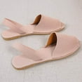 thumbnail image 5 of HAOTAGS Womens Summer Flat Sandals Fish Mouth Casual Walking Flats Pink Size 6, 5 of 6