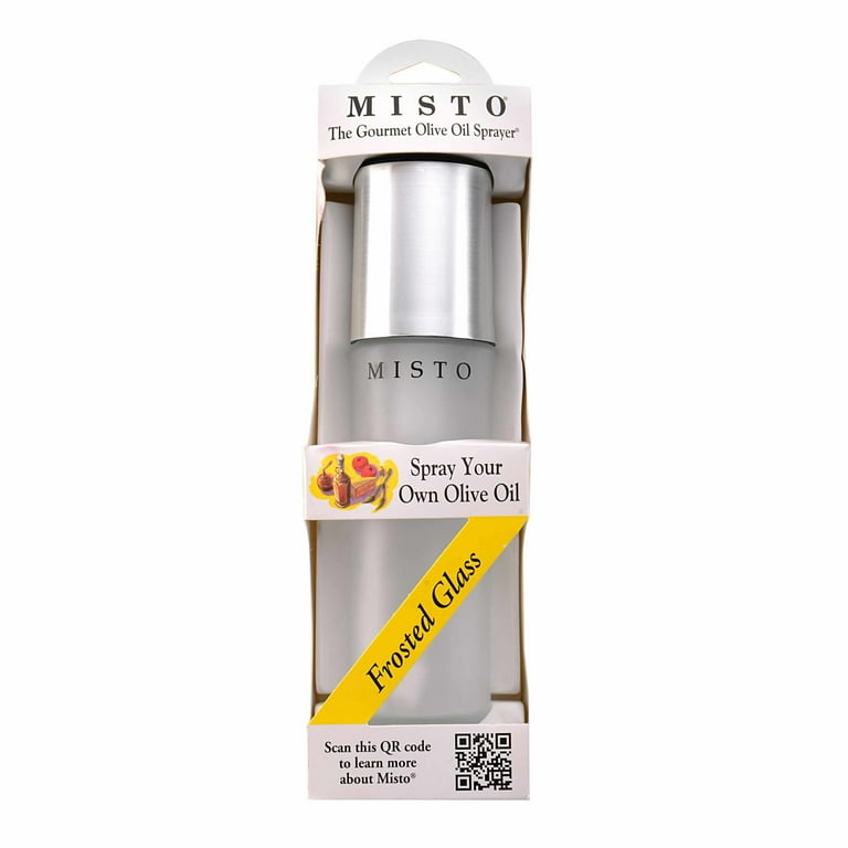 Misto The Gourmet Frosted Glass Bottle Olive Oil Sprayer - Walmart.com