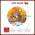 thumbnail image 4 of Bingfone Christmas Tree Skirt Mat Christmas Decoration Interior 36"-Animals On Noah'S Ark1, 4 of 8