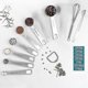 thumbnail image 1 of Set Of 9 Stainless Steel Measuring Spoons - The Complete Set, 1 of 4