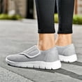 thumbnail image 4 of YOURDIARY Women's Hook & Loop Walking Shoes Lightweight Athletic Sneakers Comfort Casual Shoes, 4 of 7