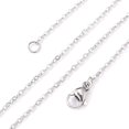 thumbnail image 2 of 5Pcs Cable Chain Necklaces Minimalist Necklace with Lobster Claw Clasps for Fashion Jewelry Wedding Birthday Gift Stainless Steel Color 17.7 inch 1.5mm, 2 of 4