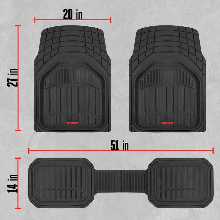Motor trend heavy duty floor mats discount