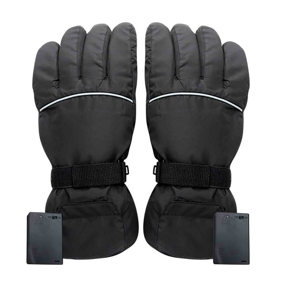 JINCBY Clearance,Electric Heating Gloves Ski Heating Gloves Five-finger Back Heating Cotton Gloves Gift for Women