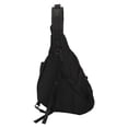 thumbnail image 2 of Bolso Bandolera Impermeable, Ligero Y Suficiente Espacio De Almacenamiento, Bolso Bandolera Negro Grande Para Hombres Para Ciclismo, 2 of 7