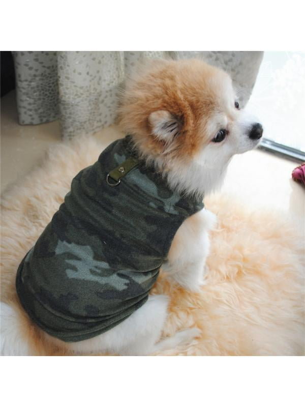 Pet Dog Fleece Harness Warm Vest Jumper Sweater Coat for Small Medium Dogs XS-L 