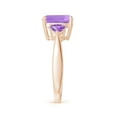 thumbnail image 3 of ANGARA Natural 3.1 Ct. Amethyst Fashion Ring in 14K Rose Gold for Women (Ring Size: 9.5), 3 of 10