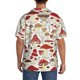 thumbnail image 3 of Balery Cartoon Mushrooms Camisa Casual de Manga Corta con Botones para Hombre, Texturizada, Estilo Cubano, para Playa, Verano-XX-Large, 3 of 5