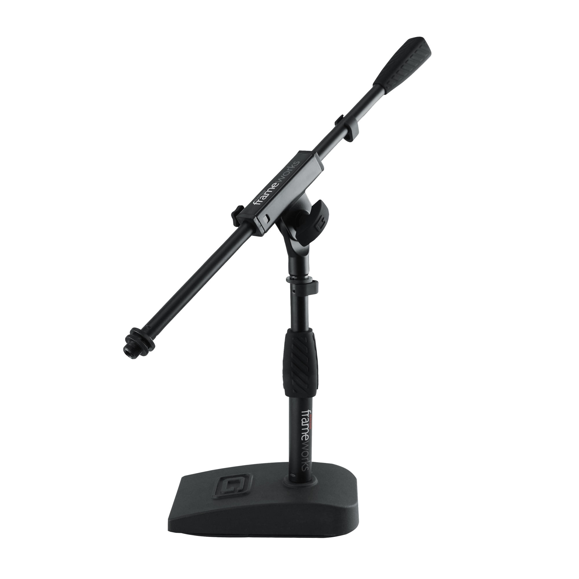 Gator Frameworks Bass Drum and Amp Mic Stand with Single Section Boom