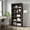 Dark cherry, variant on Bookcase, Farmhouse Bookshelf with Open Storage, Wooden Book Case Bookcase Home Decor Furniture for Home Office, Living Room, Bed Room