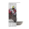 thumbnail image 2 of WOPOP Motorbike Waterproof Polyester Bathroom Shower Curtain 36x72 Inches, 2 of 2