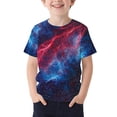 thumbnail image 2 of ATOGUTA Boys T-Shirt Kids Summer Star Printed Crewneck Tops Short Sleeve Casual Tees Multicolor, Size 3T-15, 2 of 5