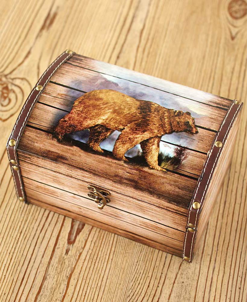 Bear The Lakeside Collection Decorative Wildlife Boxes 