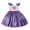 purple, variant on A-Waroom 1PCS 18 inch Doll Dress Shell Embroidery Bling Bling Sequin Princess Dress Doll Accessories Wedding Dress Party Dress for 18 inch Doll