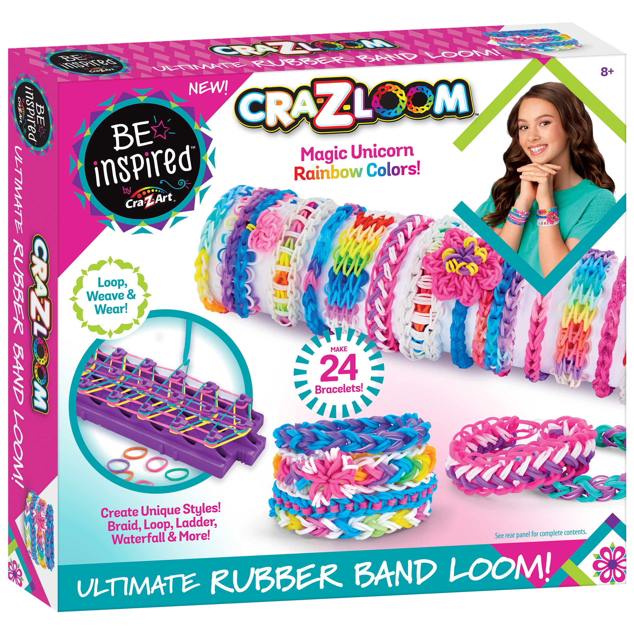 Cra-Z-Art Be Inspired Ultimate Rubber Band Loom, Unisex Child Ages 8 and up - image 3 of 9