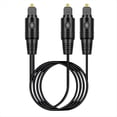 thumbnail image 4 of Cable de Fibra Óptica Audio Digital 1/2, Conexión Amplificador Potencia Cuadrado A Cuadrado,, 4 of 10
