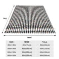 thumbnail image 3 of Balery Black And White Houndstooth Manta de Felpa Suave y Acogedora – Cobija de Franela Aterciopelada para Cama, Lavable y Cálida para Sofá, Mascotas, Transpirable-50"x40", 3 of 7