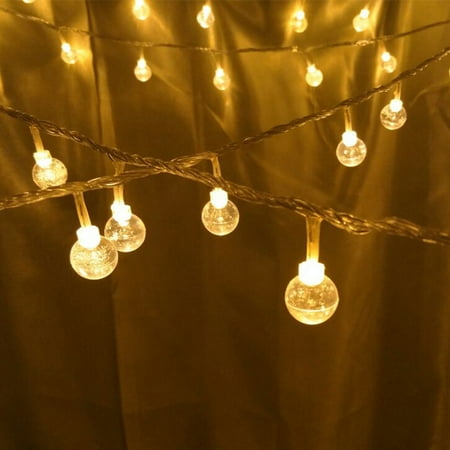 Big Outdoor Christmas Star Wedlies Waterproof 20/30 LED Outdoor String Lights Twinkle Star Line Wire Lights Christmas Party Garden Decor ()